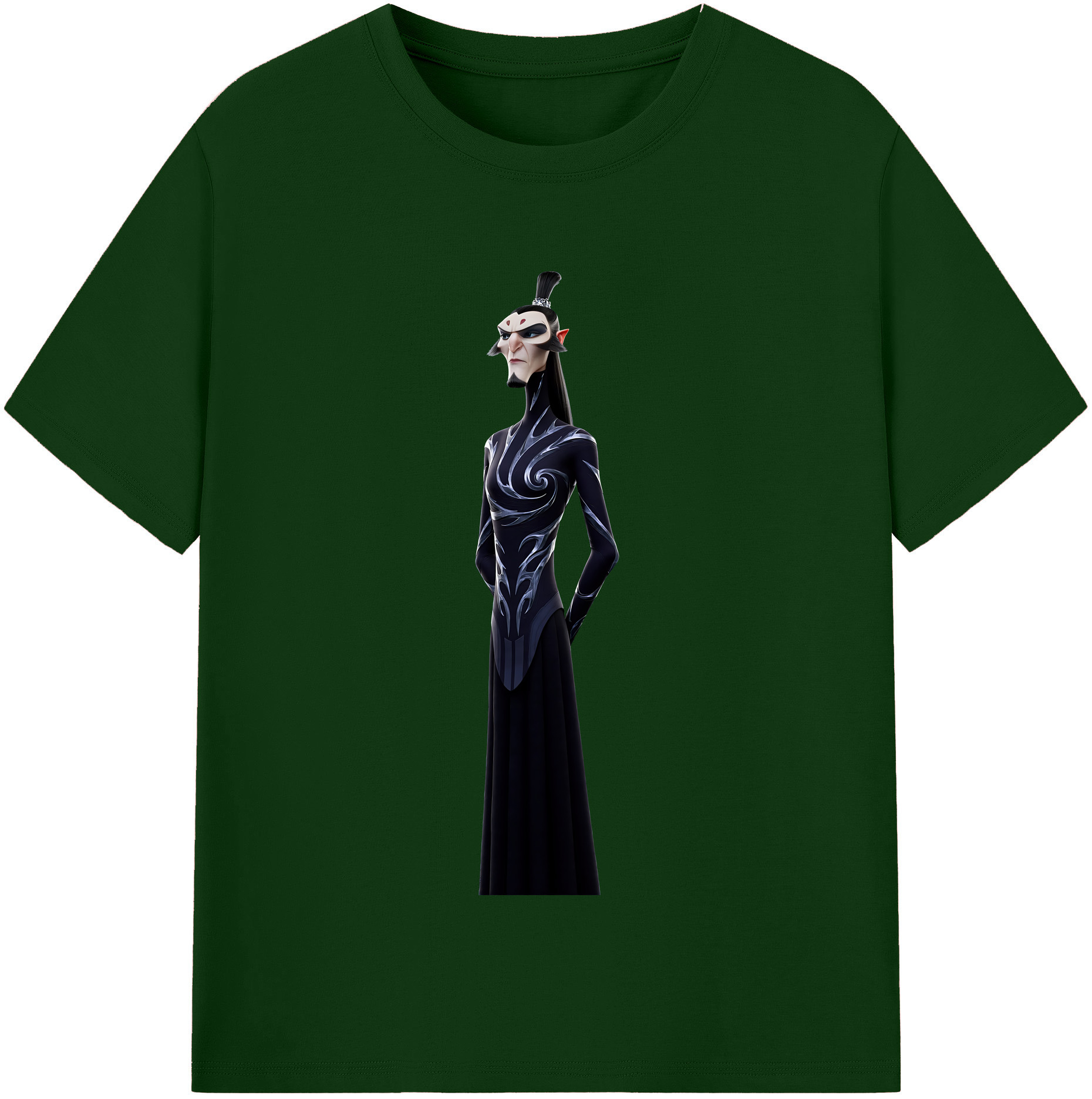 （画像用） Ne Zha 2 ナタ 魔童の大暴れ 綿100％半袖Tシャツ（フロントプリント）